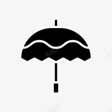 伞保护雨图标图标