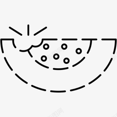 西瓜吃食物都是虚幻的图标图标