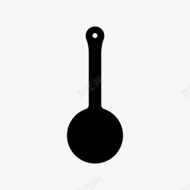 勺子陶器叉子图标图标