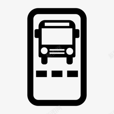 车票公共汽车优惠券图标图标