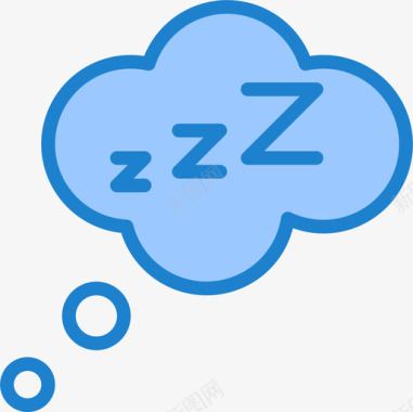 睡眠保健27蓝色图标图标