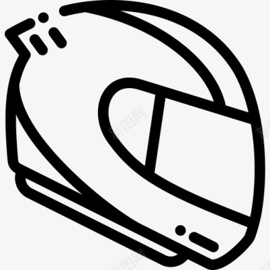 直线赛车跑道赛车头盔极限运动18直线型图标图标