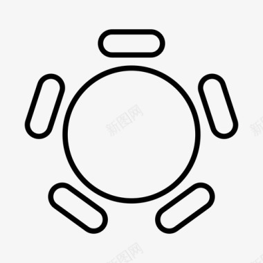 遮阳伞椅子桌子桌子建筑师建筑图标图标