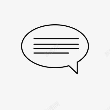 对话消息气泡漫画对话框图标图标