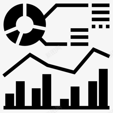 碳排放趋势分析仪表板数据图标图标