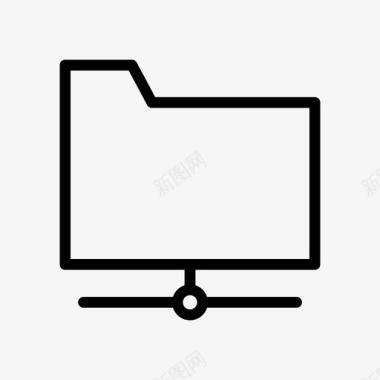 文件夹共享存档连接图标图标