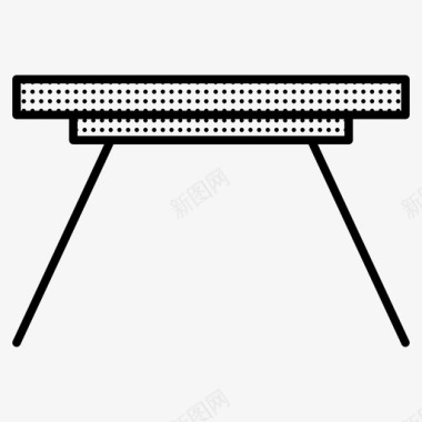 桌子家具桌子点缀着图标图标
