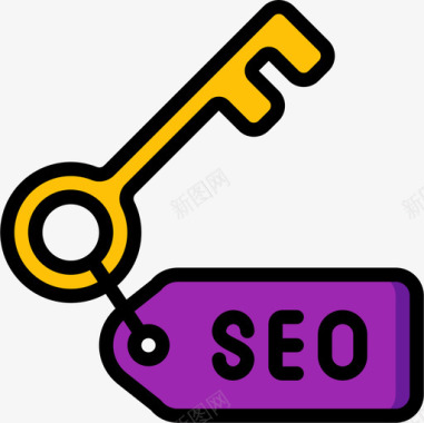 搜索引擎优化和网络搜索引擎优化搜索引擎优化和网页优化18线性颜色图标图标