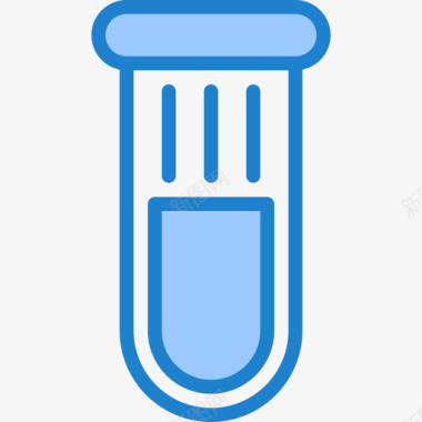 蓝色图标ico试管科学73蓝色图标图标