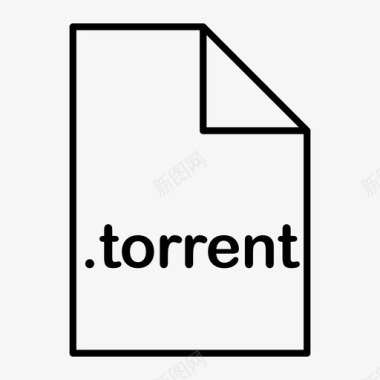 RAW文件格式torrent文件格式图标图标