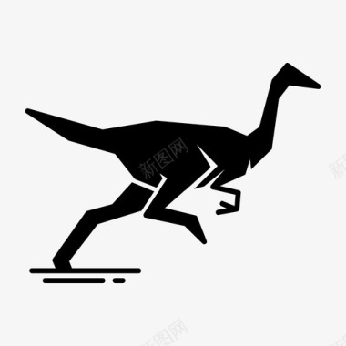 高卢米姆斯恐龙猛禽图标图标