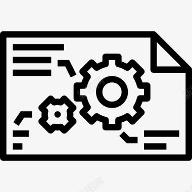 草案工业48线性图标图标