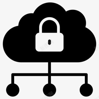 未连接网络锁定网络云连接保护图标图标
