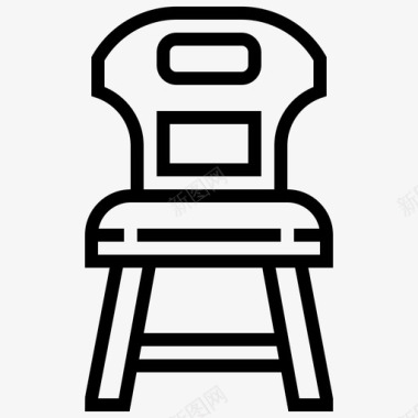 装饰线椅子装饰家具图标图标