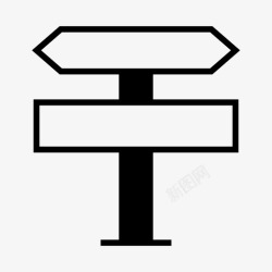 SignageSignPostdirectionpole图标高清图片