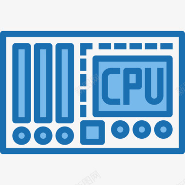 主板计算机26蓝色图标图标