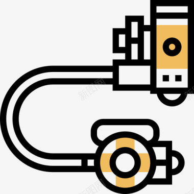 狂欢12水肺潜水12黄影图标图标