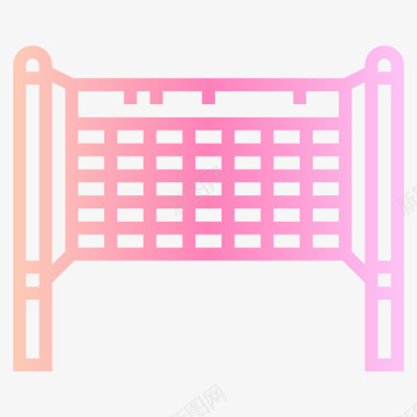 排球排球网43号操场坡度图标图标