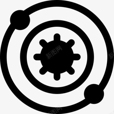 太阳系科学95填充图标图标