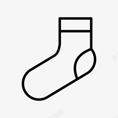 秋冬袜子袜子衣服时装图标图标