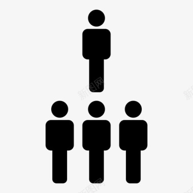 男性人物群体人口图标图标