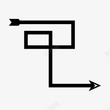 一个芒果箭弓方向图标图标