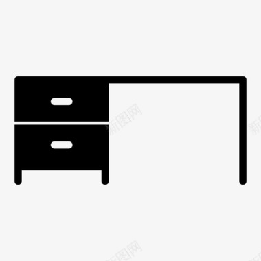 办公桌家具家用图标图标