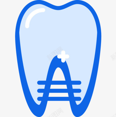 洁净牙齿牙齿牙齿13蓝色图标图标