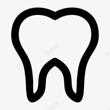 锋利牙矢量牙牙医挺杆图标图标