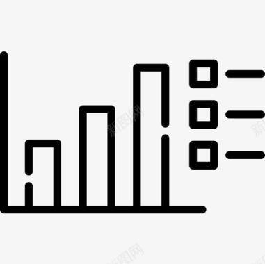 立方体的图表图表经济32线性图标图标