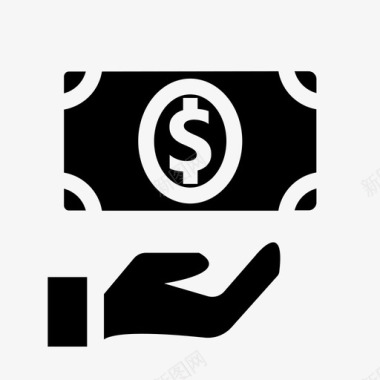 钱付款现金电子商务图标图标