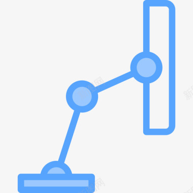 显示器计算机设备5蓝色图标图标