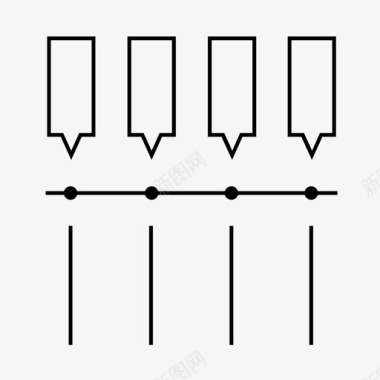 时间线演变时间表图标图标