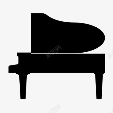 大钢琴贝多芬莫扎特图标图标