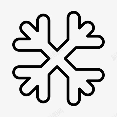 雪花雪加拿大雪花图标图标