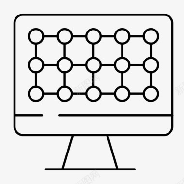 计算机硬件图标计算机硬件技术图标图标