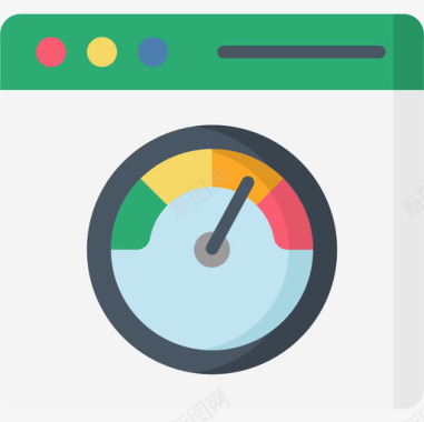 速度线条速度网页122扁平图标图标