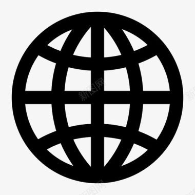 公共标识红公共服务图标