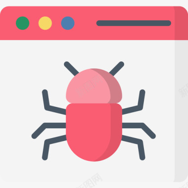 bugBug网页122平面图标图标
