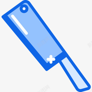 纯净蓝色刀餐厅61蓝色图标图标