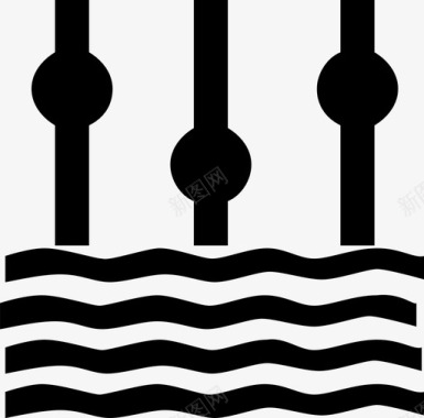 公共信息标志标示牌水域标示牌图标