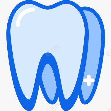 刷牙齿牙齿牙齿13蓝色图标图标