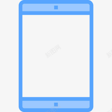 蓝色手机智能手机电脑设备5蓝色图标图标