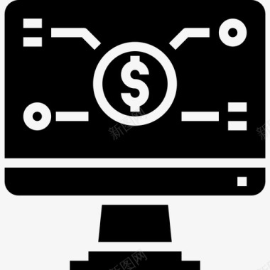 战略合作伙伴战略商业概念4填充图标图标