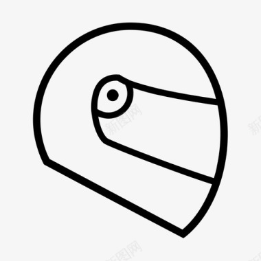 公共标识安全头盔摩托车摩托车头盔图标图标