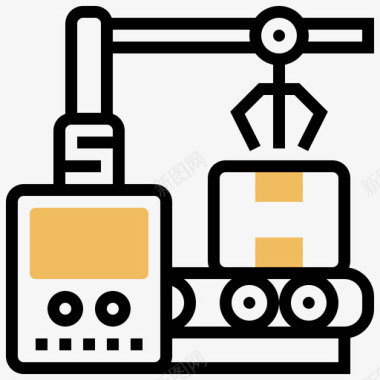 机械工业过程27黄影图标图标