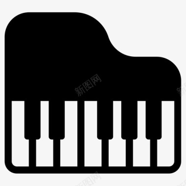 钢琴古典大钢琴图标图标