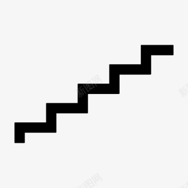 楼梯脚楼梯井图标图标