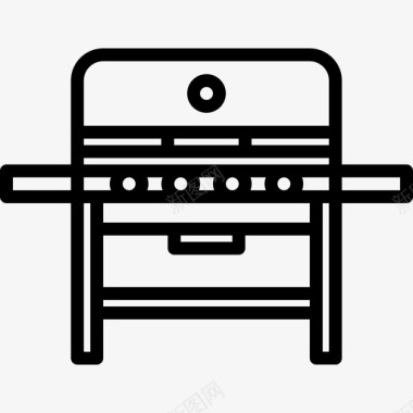 烤箱烧烤烹饪烤箱图标图标