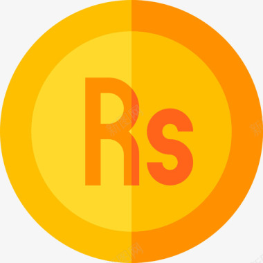 餐饮icon卢比货币5单位图标图标
